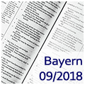 Alle Handelsregister Neueinträge in Bayern, September 2018