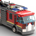 LEGO B-Modell Feuerwehrfahzeug aus Set 60216